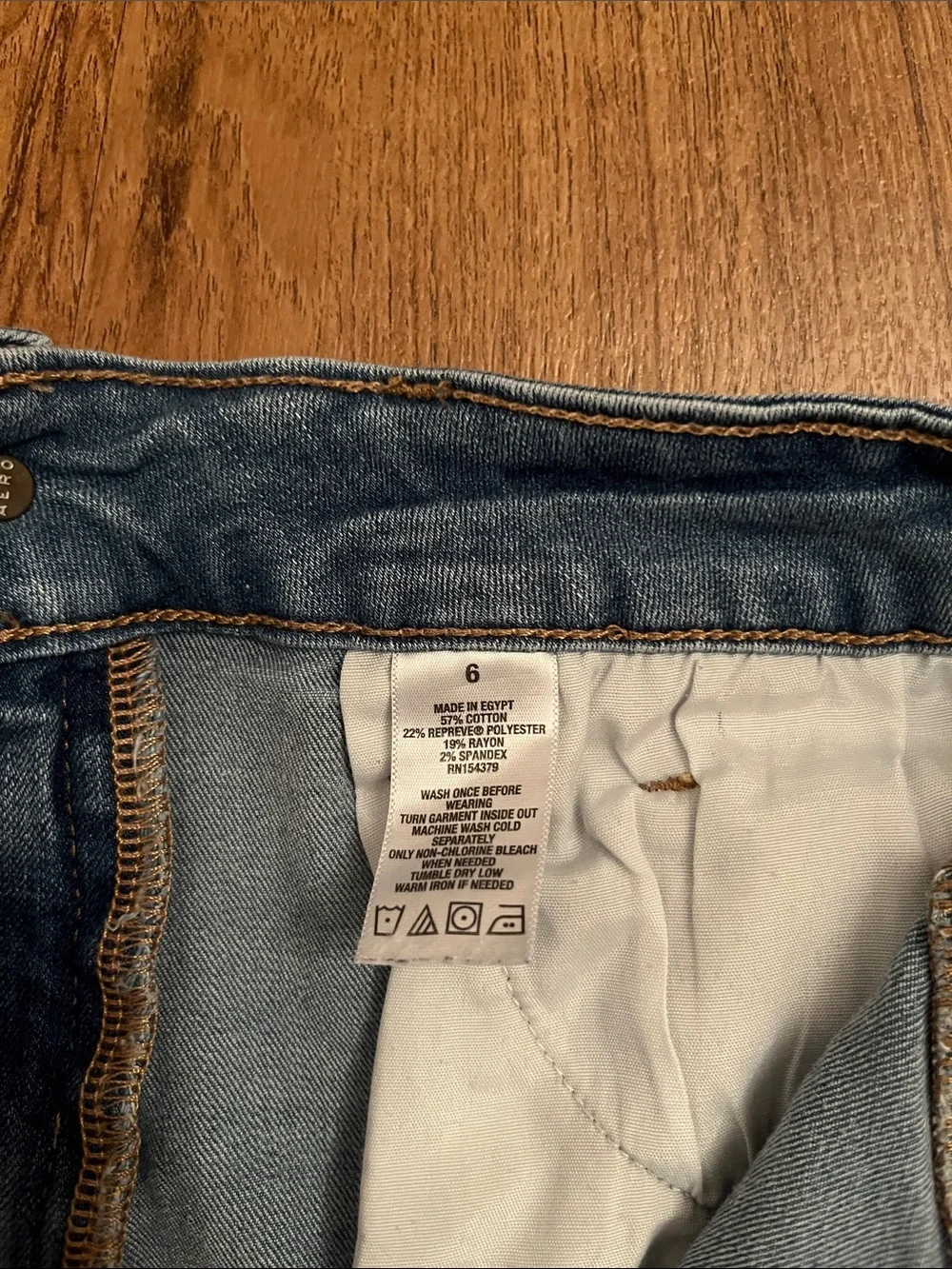 Aeropostale Midi Denim Shorts